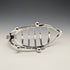 British Vintage Silver Plated Swan Toast Rack